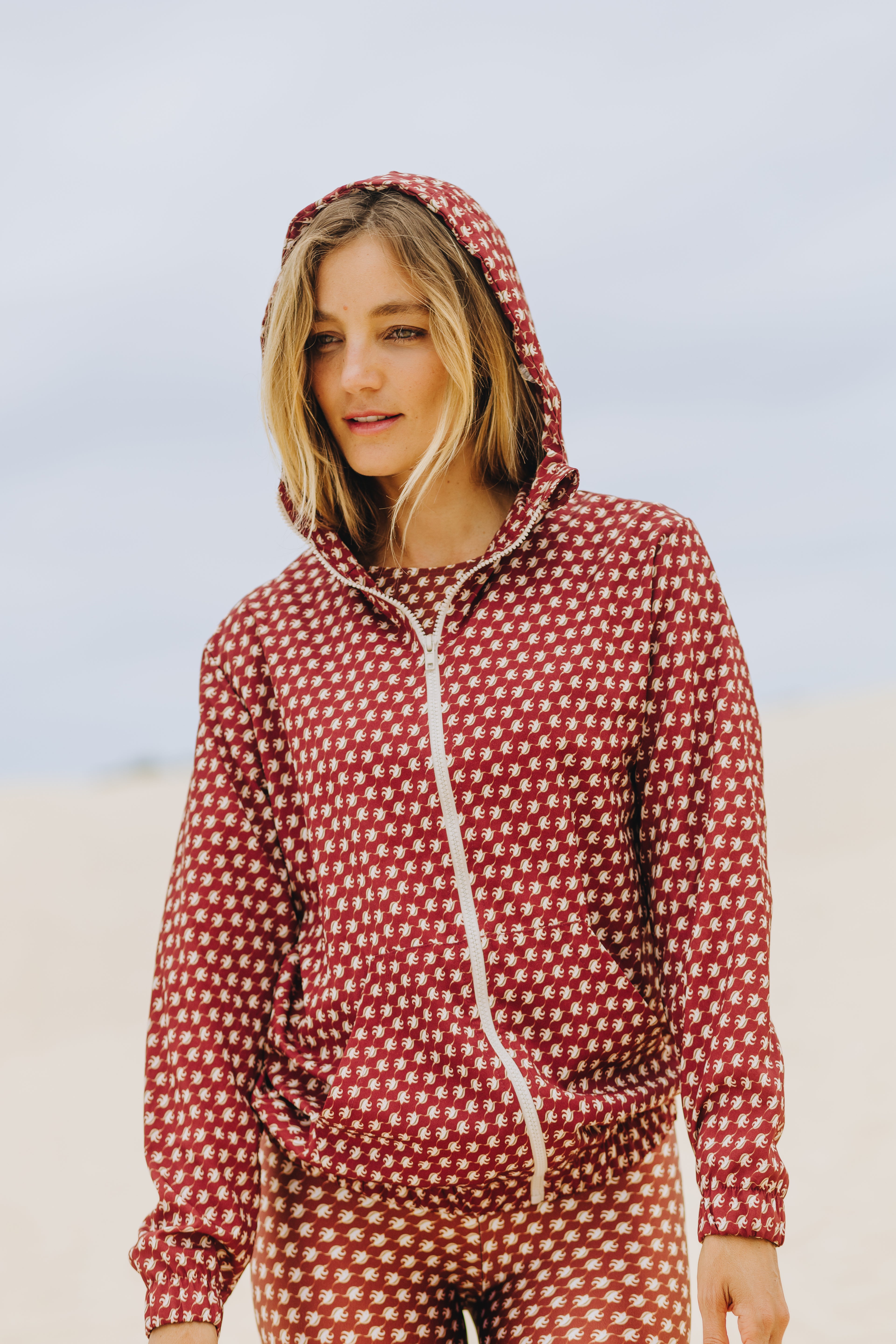 WINDBREAKER JACKET FLORAL BUZIOS