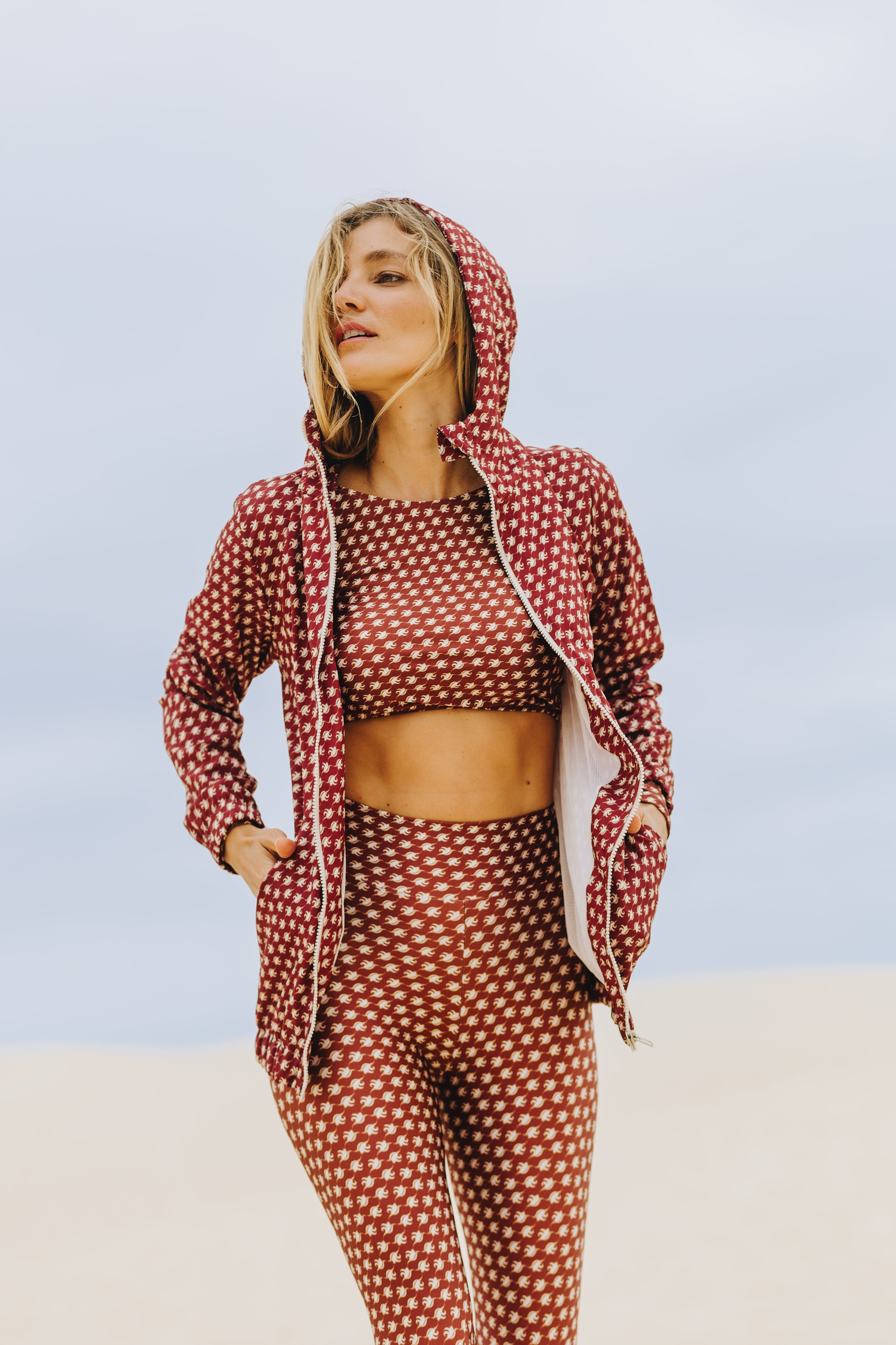 WINDBREAKER JACKET FLORAL BUZIOS